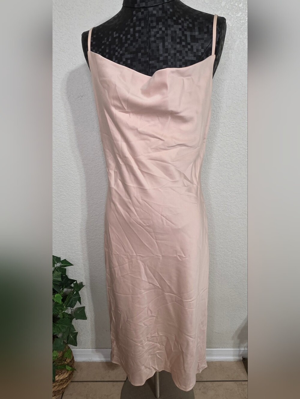 Birdy Grey Strapless Slip Dress in Light Blush Pink